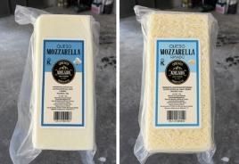 Queso mozzarella rallado, 2 kg