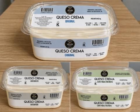 Queso crema con finas hierbas, 226.8 g / 8 oz