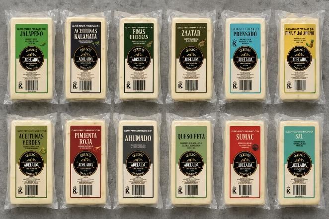 Queso fresco prensado ahumado, 2 kg