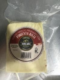 Queso fresco prensado con pimienta roja, 220 g