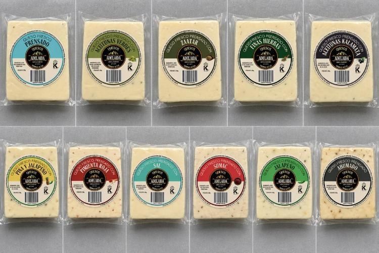 Queso fresco prensado con zaatar, 220 g